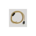 Cordset for lamp with bright mustard cable 6 ft