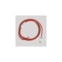 Cordset for lamp with bright red cable 6 ft