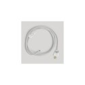 Cordset for lamp with white cotton cable 6 ft