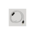 Cordset for lamp with white cotton cable 6 ft
