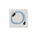 Cordset for lamp with blue Steward cotton cable 6 ft