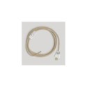 Cordset for lamp with neutral jute cable 6 ft