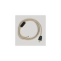 Cordset for lamp with neutral jute cable 6 ft