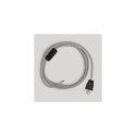 Cordset for lamp with grey linen cable 6 ft