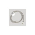 Cordset for lamp with white cable 10 ft