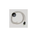 Cordset for lamp with white cable 10 ft
