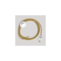 Cordset for lamp with bright mustard cable 10 ft