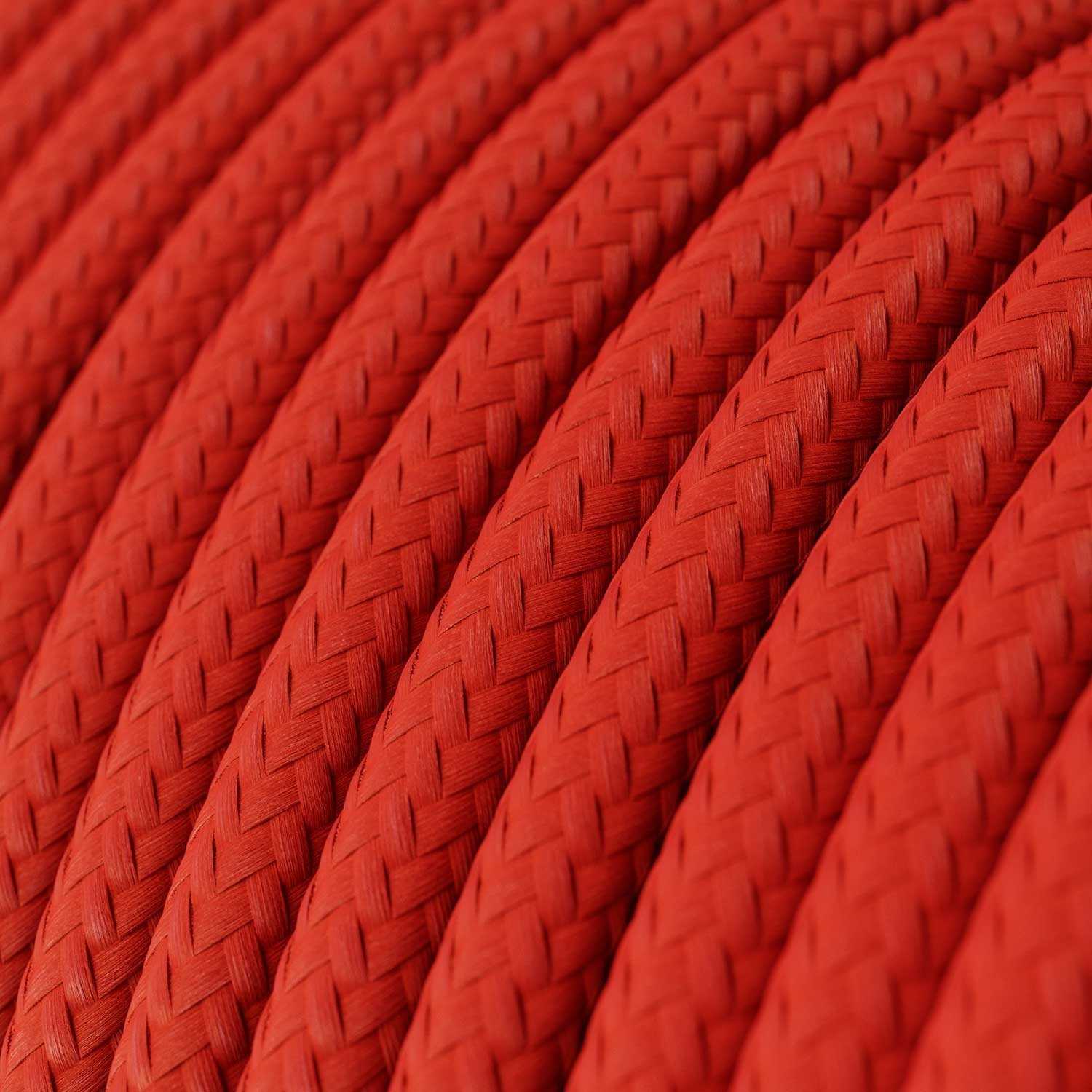 Cordset for lamp with bright red cable 10 ft