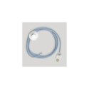 Cordset for lamp with blue Steward cotton cable 10 ft