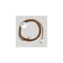 Cordset for lamp with polished and glittered copper cable 10 ft