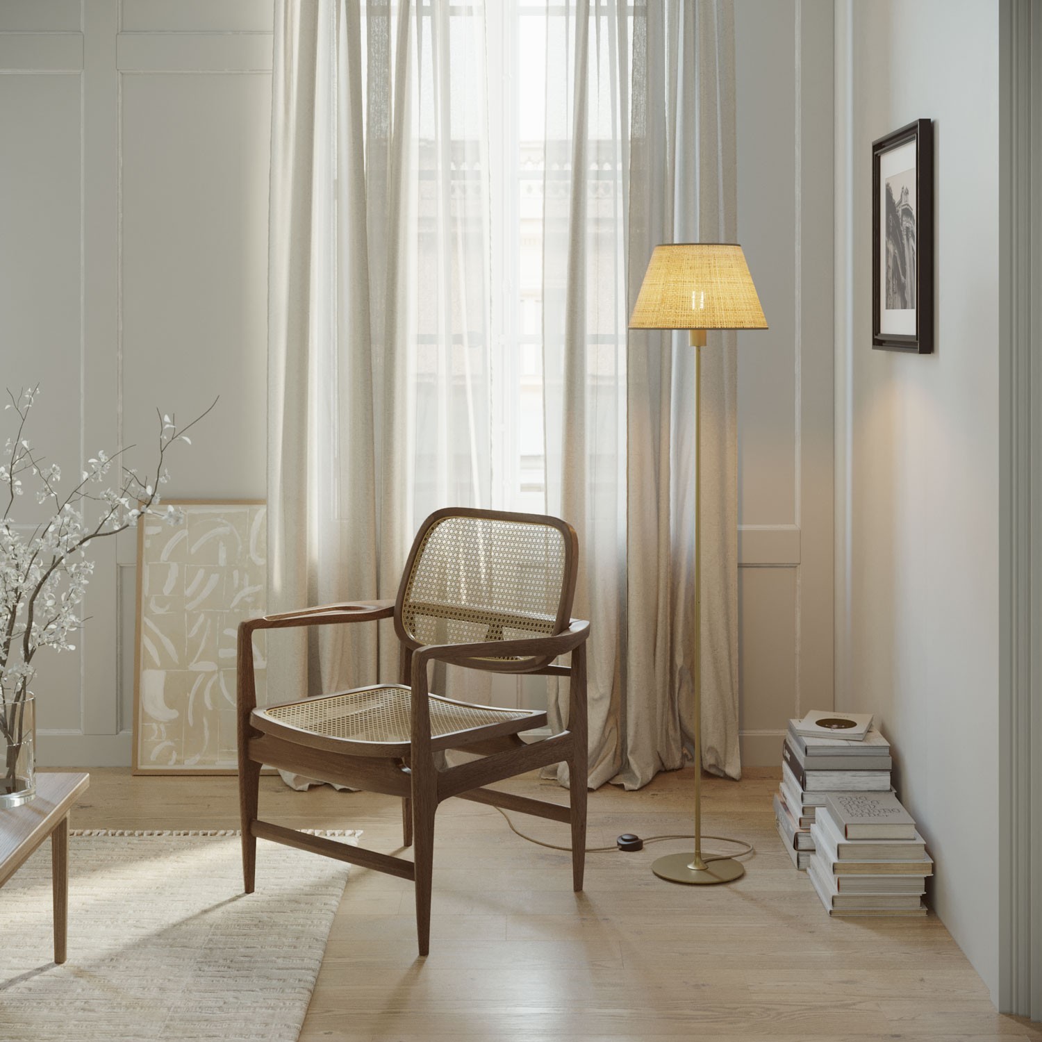 MAG-Y floor lamp with Impero M shade