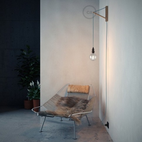 Wall bracket for hanging lamp deals