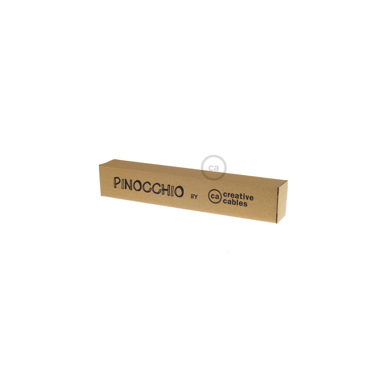 Pinocchio, adjustable black varnished wooden wall mount for pendant lamps.