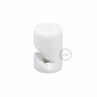 Swag Hook, White "V" ceiling or wall hook for any fabric electric cable
