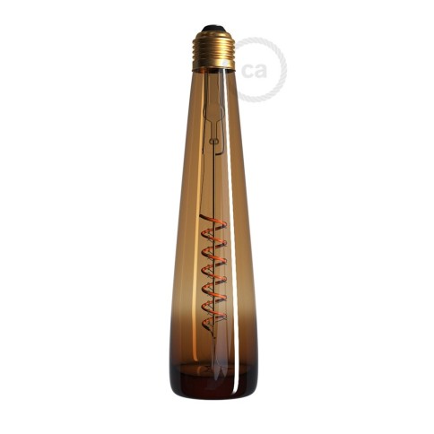Flower Vase | Amber Light Bulb