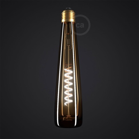 Flower Vase | Amber Light Bulb