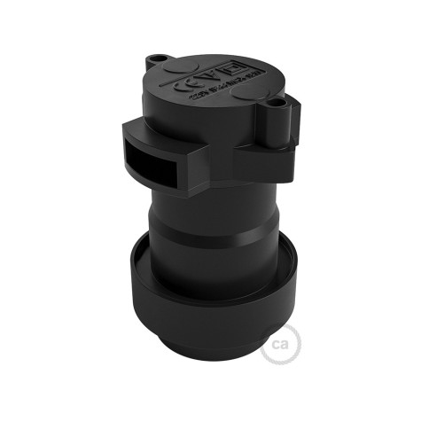 Light Sockets for String Lights- Black thermoplastic- for custom string lights