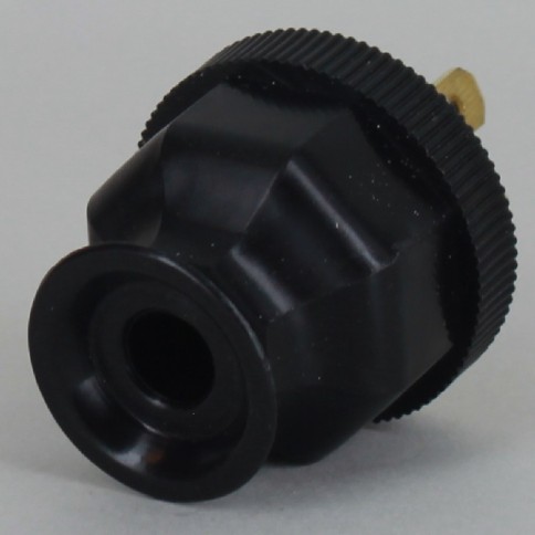 Black Round 3- Prong Plug