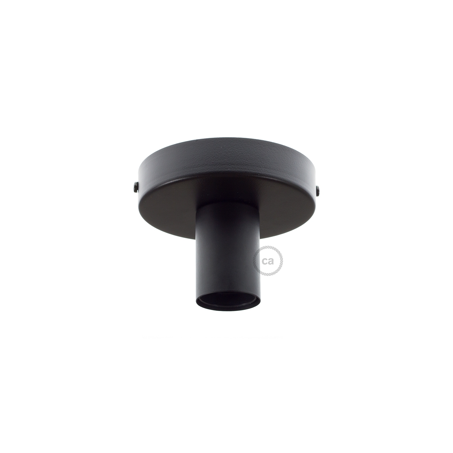 Fermaluce, the black metal wall or ceiling light source.