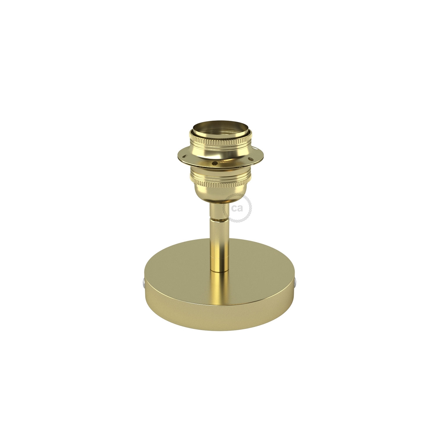 Fermaluce Metallo 90° Brass finish adjustable, with E26 threaded lamp holder, the metal wall or ceiling light source