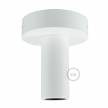 Natural Fermaluce, the white painted wooden flush light for your wall or ceiling, 5.6".