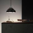 Nuvola Lampshade in opaque black metal with E26 socket