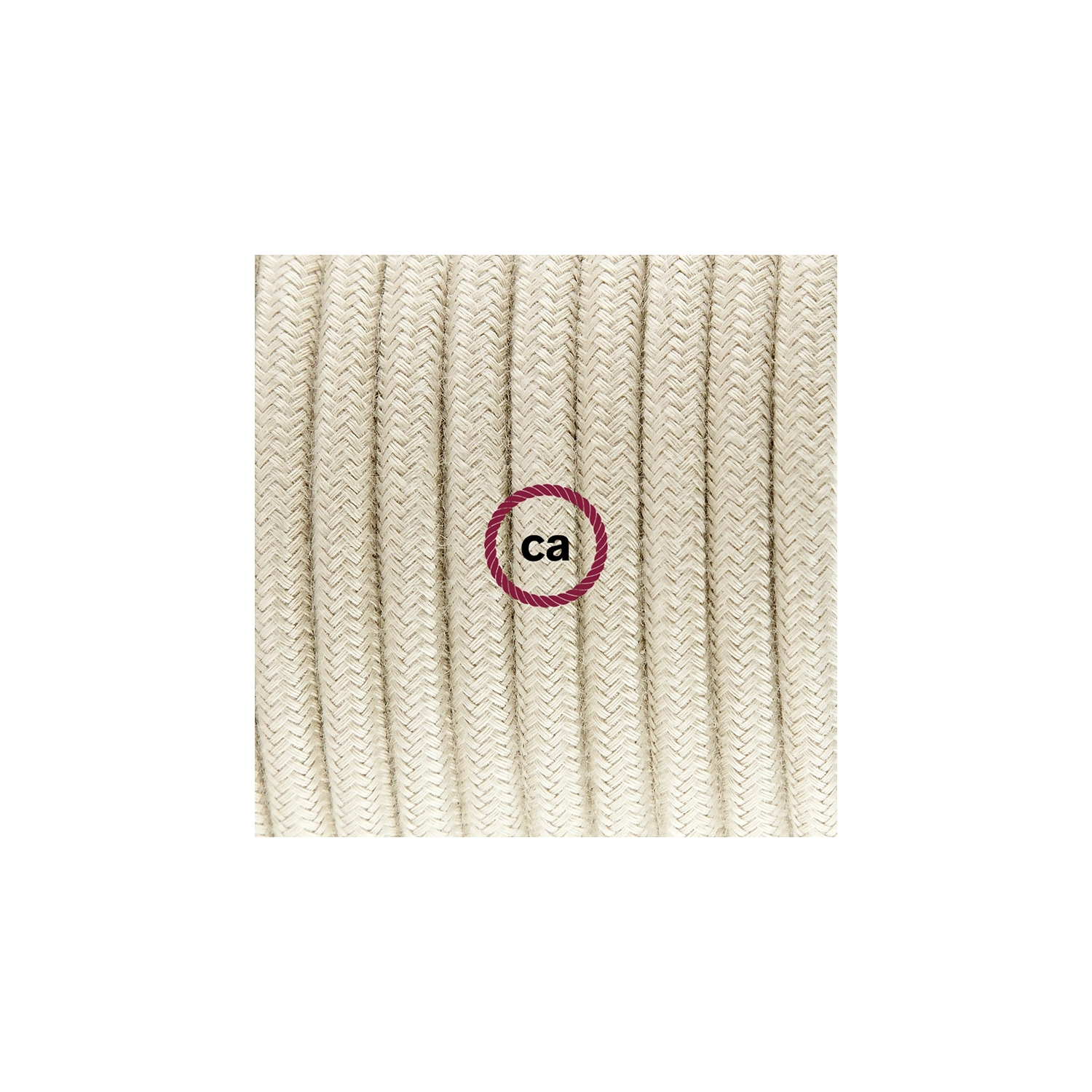Plug-in Pendant with switch on socket | RC43 Dove Cotton