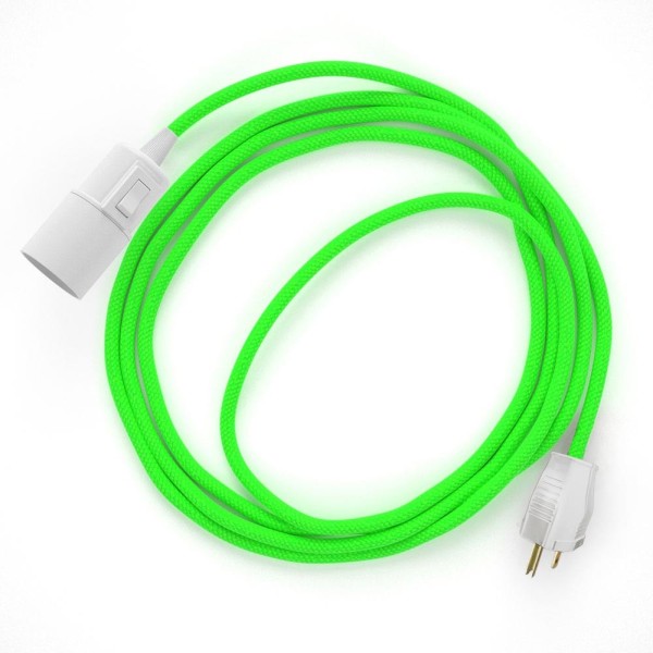 Plug-in Pendant with switch on socket | RF06 Neon Green