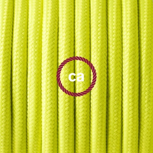Plug-in Pendant with switch on socket | RF10 Neon Yellow