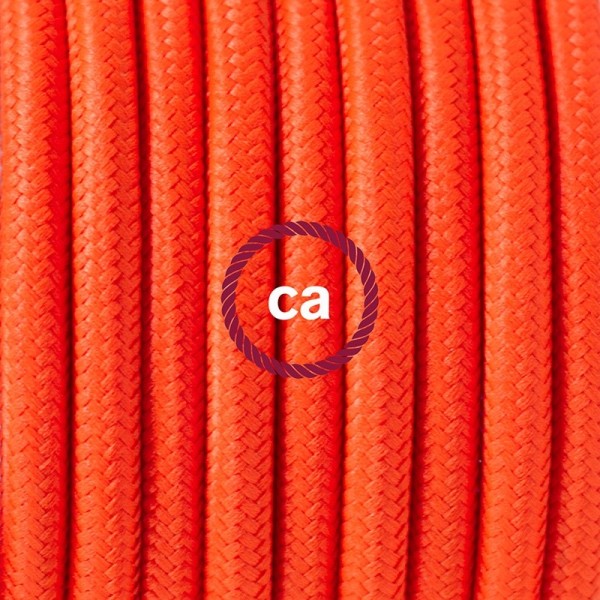 Plug-in Pendant with switch on socket | RF15 Neon Orange