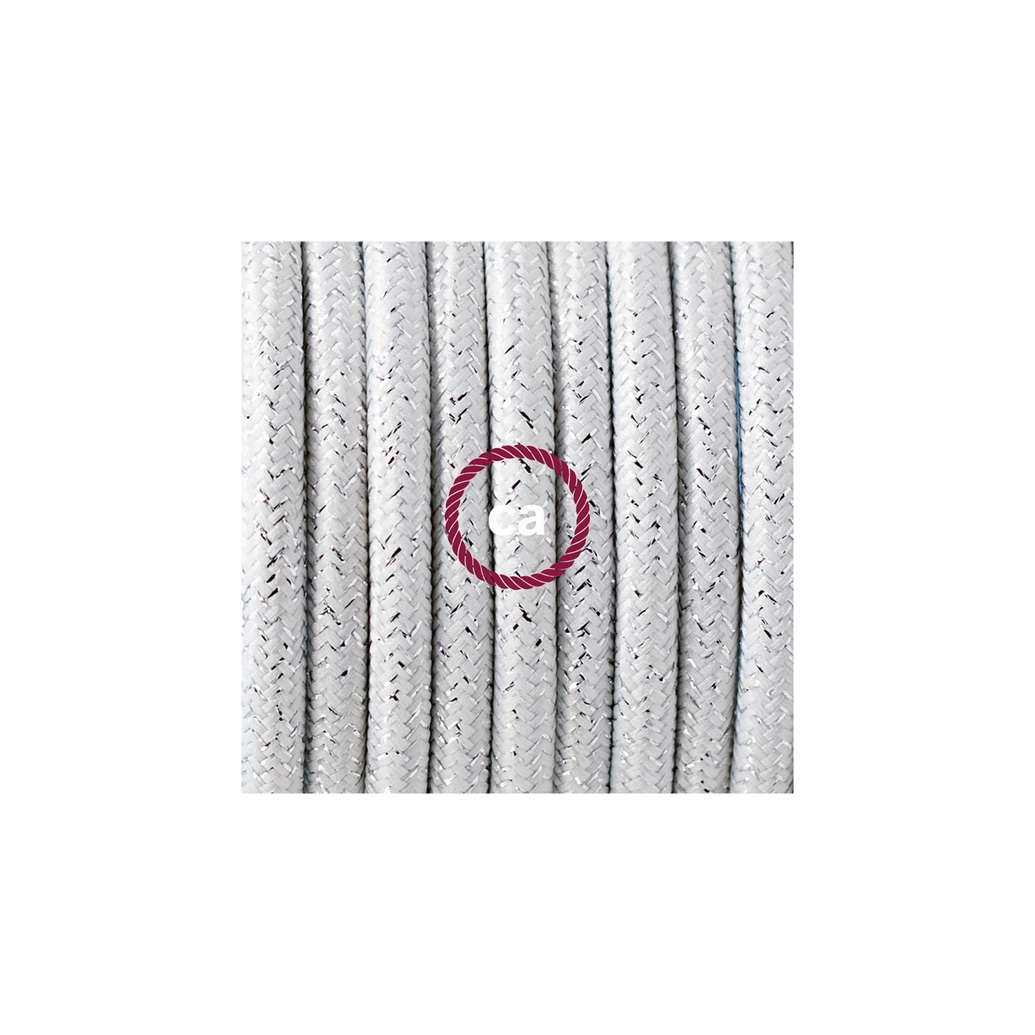 Plug-in Pendant with switch on socket | RL01 White Glitter
