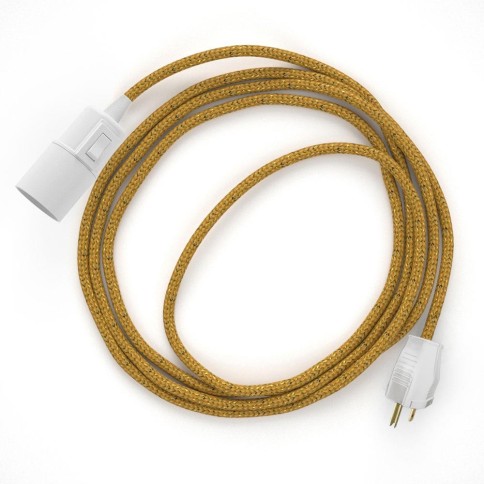 Plug-in Pendant with switch on socket | RL05 Gold Glitter