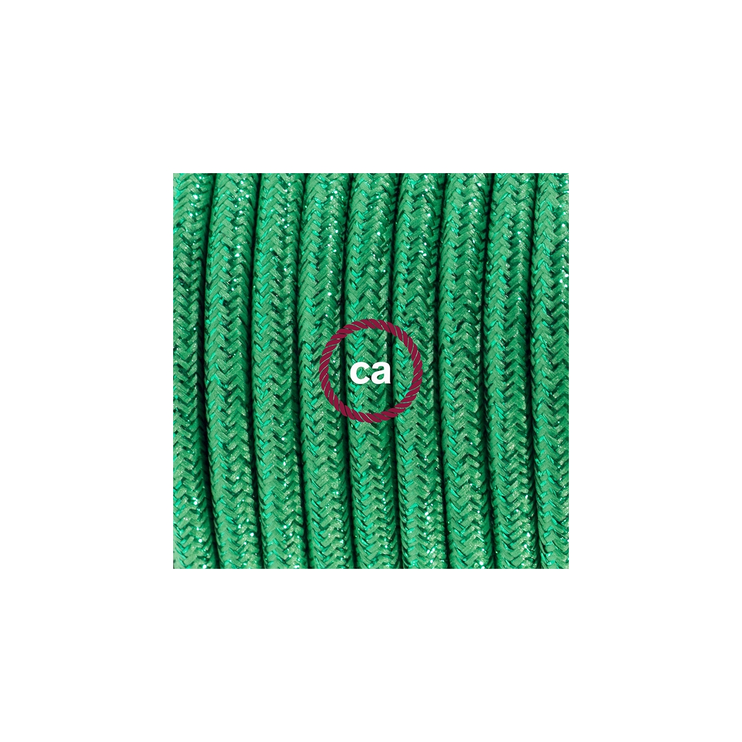 Plug-in Pendant with switch on socket | RL06 Green Glitter