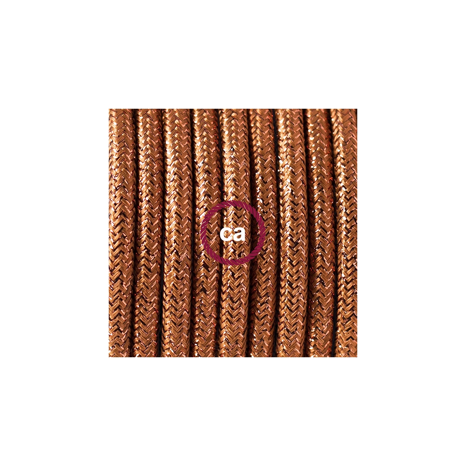 Plug-in Pendant with switch on socket | RL22 Copper Glitter