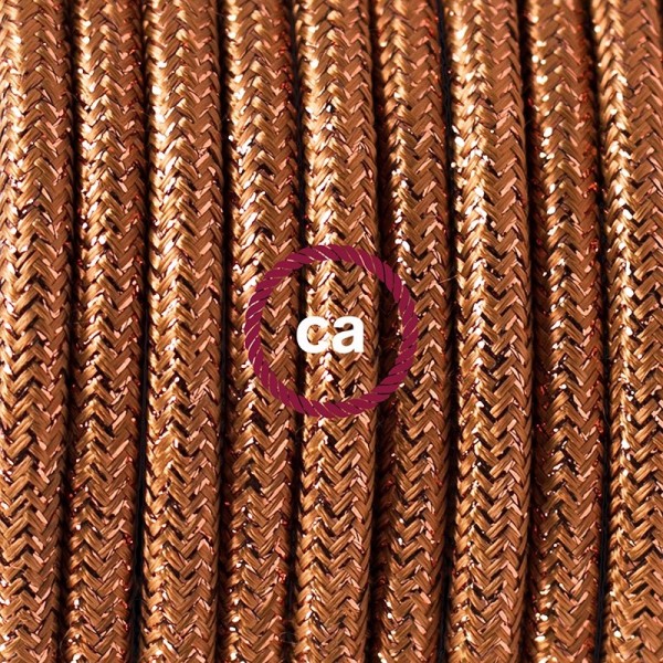 Plug-in Pendant with switch on socket | RL22 Copper Glitter