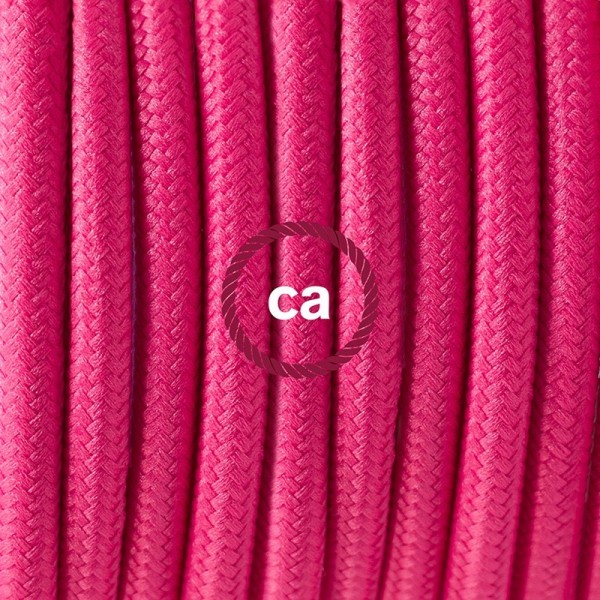 Plug-in Pendant with switch on socket | RM08 Fuchsia Rayon