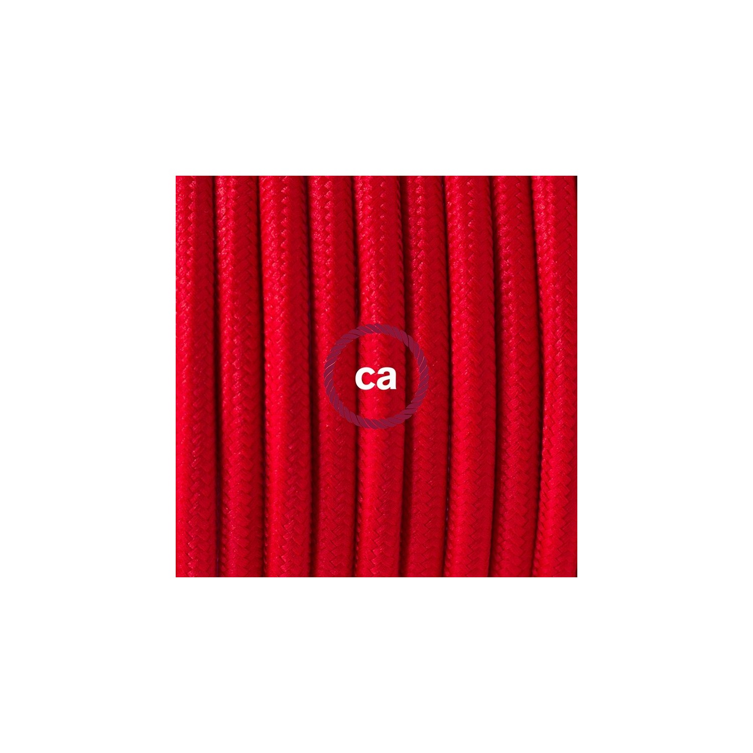 Plug-in Pendant with switch on socket | RM09 Red Rayon