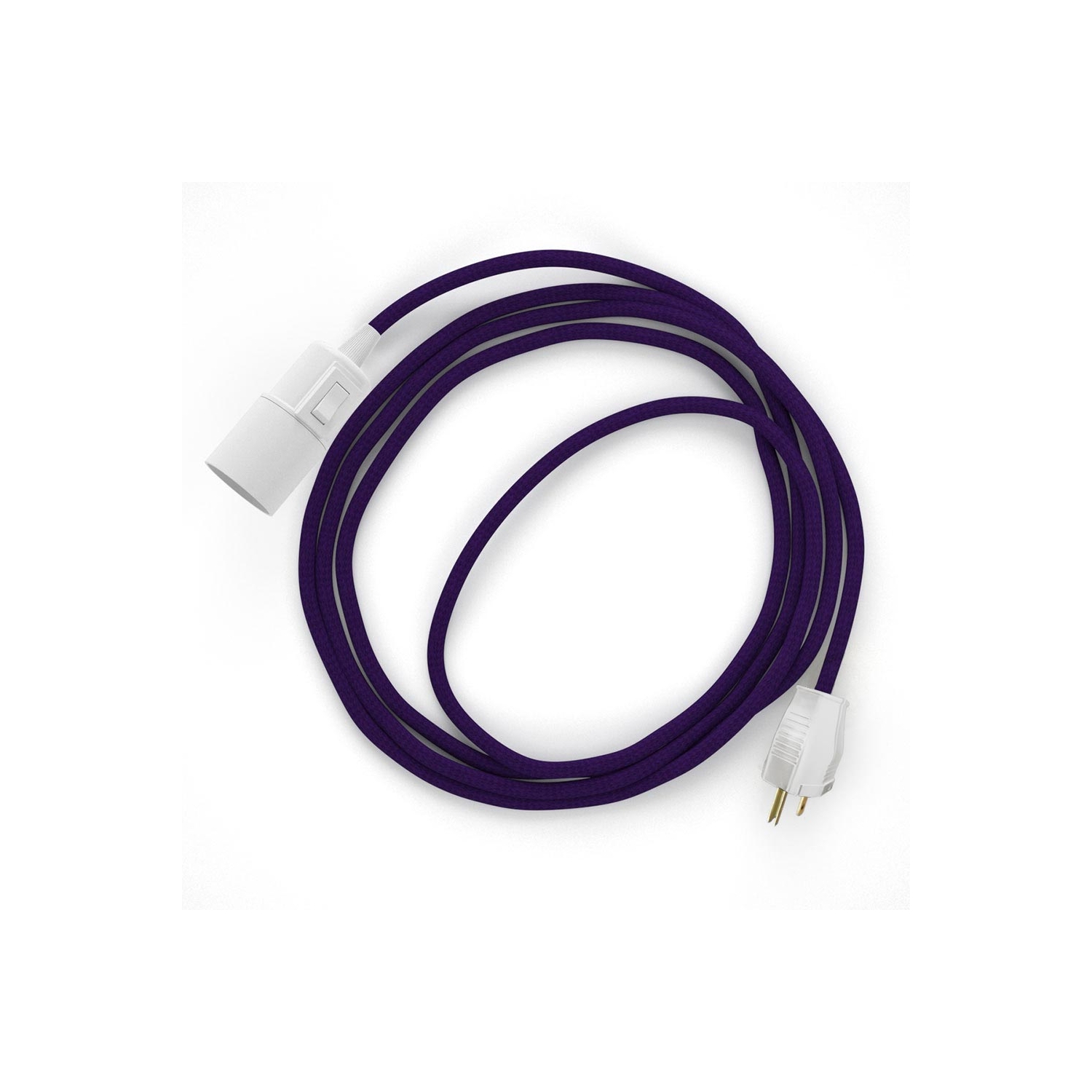 Plug-in Pendant with switch on socket | RM14 Violet Rayon