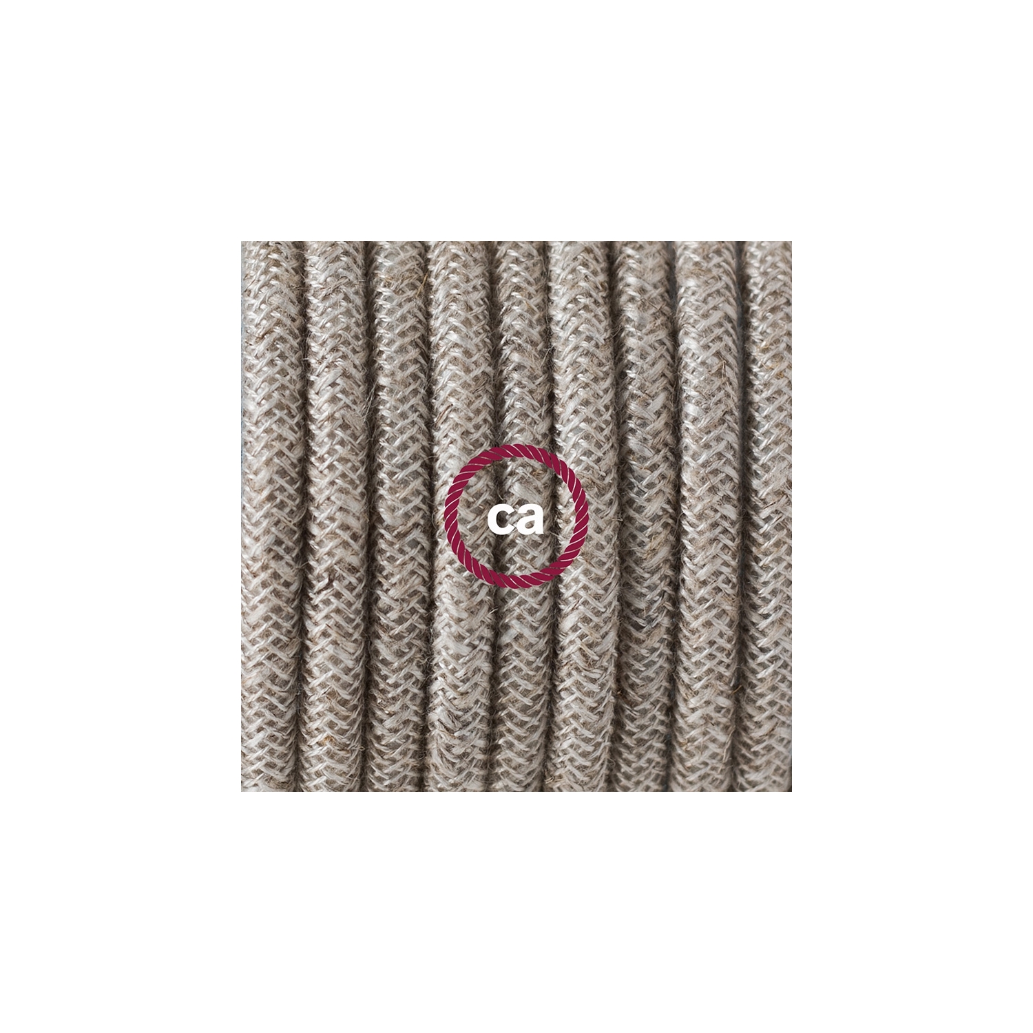 Plug-in Pendant with switch on socket | RN01 Natural Linen