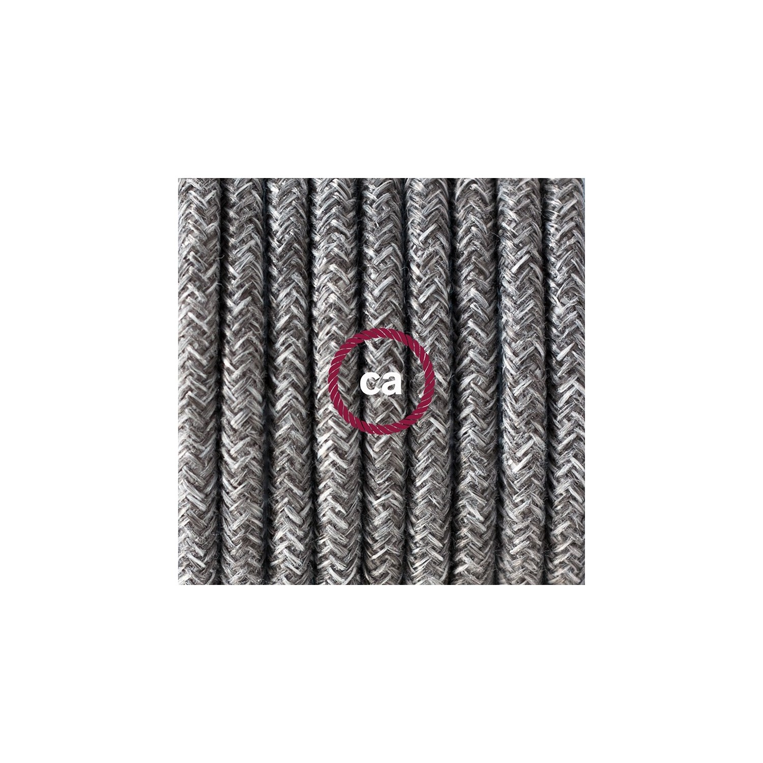 Plug-in Pendant with switch on socket | RN02 Gray Linen