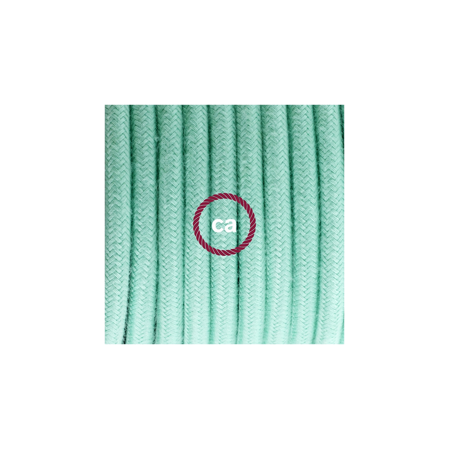 Plug-in Pendant for Lampshade with switch on socket | RC34 Mint Green Cotton