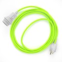 Plug-in Pendant for Lampshade with switch on socket | RF10 Neon Yellow