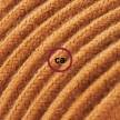 Cord-set - RC23 Rust Cotton Covered Round Cable