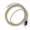 Cord-set - RC43 Dove Cotton Covered Round Cable