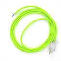 Cord-set - RF10 Neon Yellow Covered Round Cable