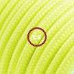 Cord-set - RF10 Neon Yellow Covered Round Cable