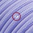 Cord-set - RM07 Lilac Rayon Covered Round Cable