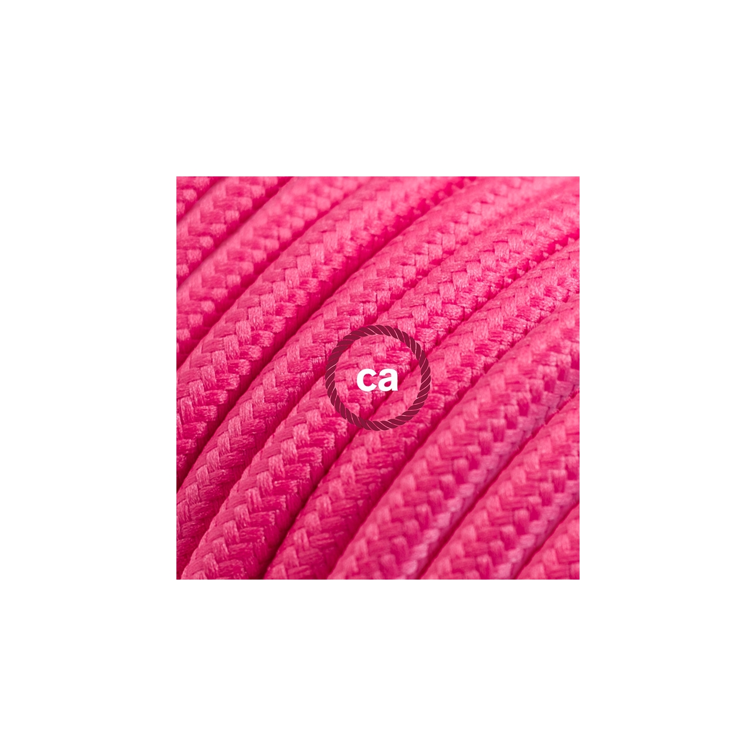 Cord-set - RM08 Fuchsia Rayon Covered Round Cable
