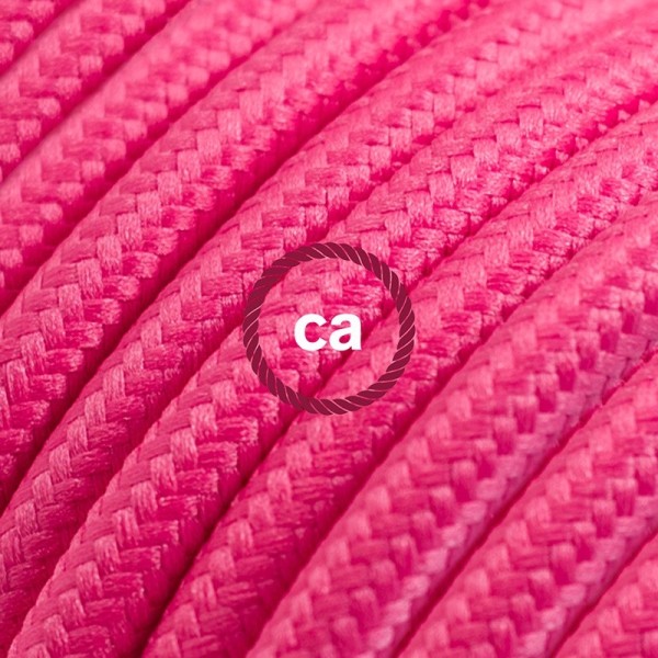 Cord-set - RM08 Fuchsia Rayon Covered Round Cable