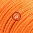 Cord-set - RM15 Orange Rayon Covered Round Cable